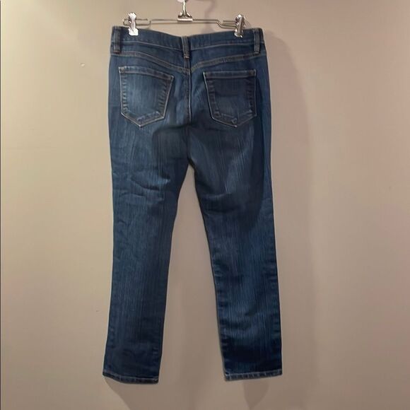 LOFT Blue Straight Leg Jeans Classic Style - Picture 5 of 10